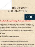 Introduction To Globalization