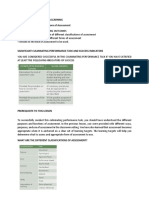 Different Classifications of Assessment Reviewer in Learning