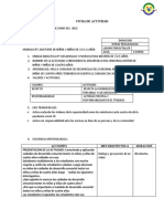 Cuidados de desarrollo sensorial en niños de 4 años