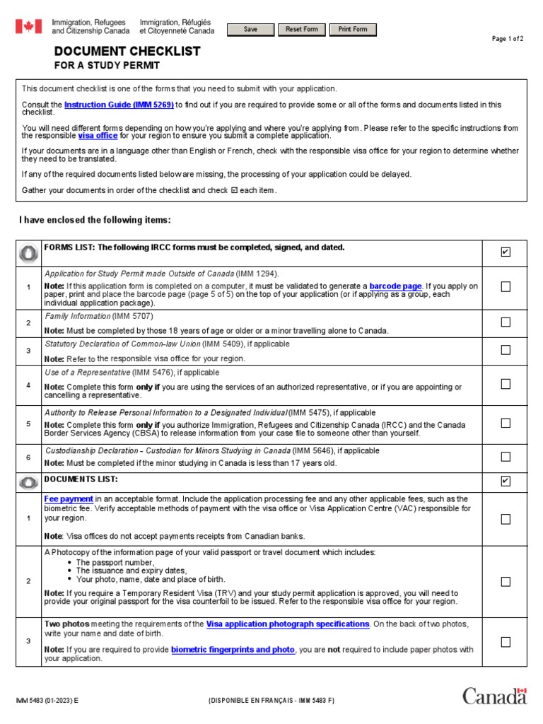 Imm 5483 e | PDF | Travel Visa | Passport