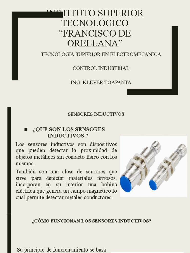 Funcionamiento de Sensores Inductivos | PDF | Inductor | Corriente ...