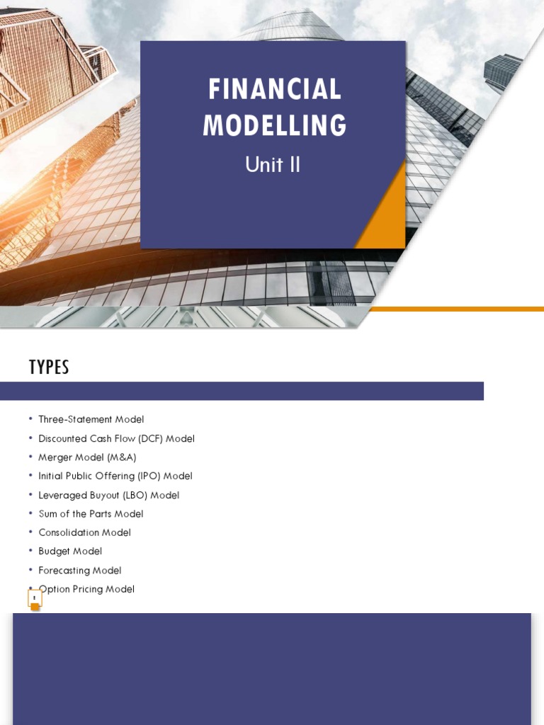 Financial Modeling Process Guide | PDF | Discounted Cash Flow ...