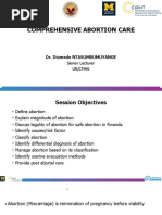 Comprehensive Abortion Care: Dr. Diomede Ntasumbumuyange