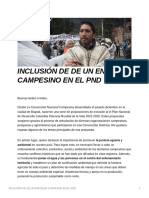 Proposiciones PND Campesina