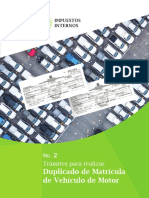 Duplicado de Matrícula de Vehículo de Motor: Trámites para Realizar