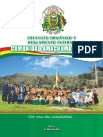 Estatuto Orgánico y Reglamento Interno Amachuma Grande PDF