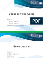 Diseño de Videojuegos: Guión Literario