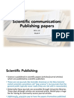 Scientific Papers & Publishing