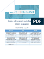 Spletno Tekmovanje Iz Angleškega Jezika PDF
