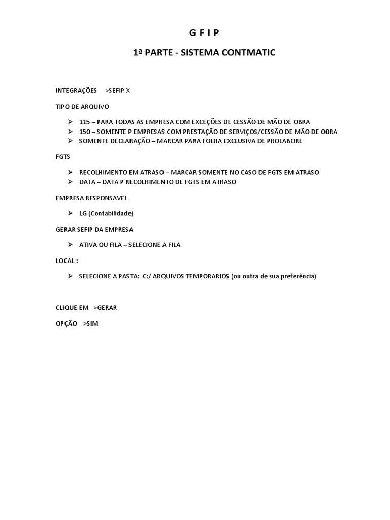 GFIP Passo A Passo Parte 1 PDF