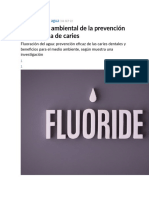 La Fluoración Del Agua