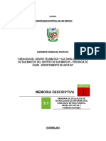 5.1 Memoria de Cálculos de Tecnologías de Información PDF