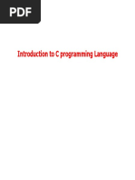 COM 400 - Computer Programming II - Introduction To C