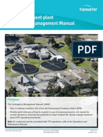 TasWater, Blackmans Bay Sewage Treatment Plant - Appendix C - Sewage Treatment Plant Contingency Management Manual PDF