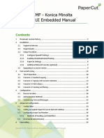 PaperCut MF - Konica-Minolta Embedded Manual - 2020-05-15