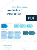 Methods of Production