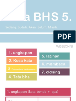 Wiseeonni Tata Bhs Pemula - BAB 5