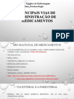 Principais Vias de Administração de Medicamentos Completo