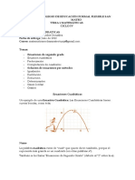 Planeación Ciclo Iv Tema 1 (Ecuaciones Cuadraticas, Mrua)