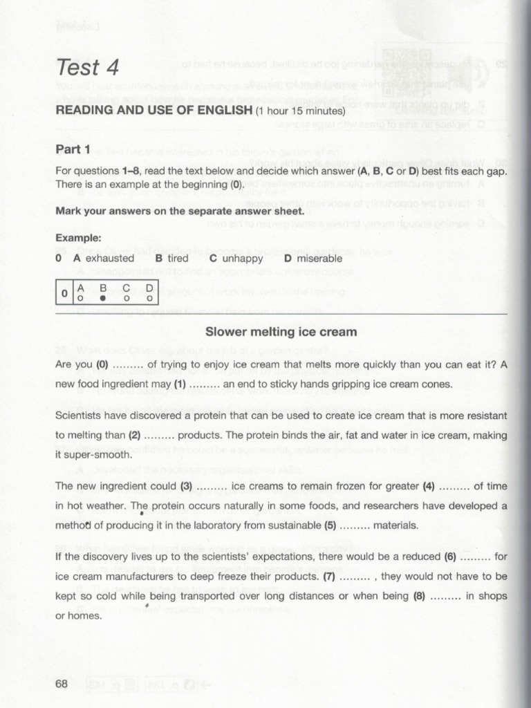 B2 First For Schools 4 With Answers Pdf