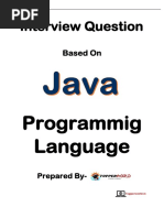 Latest Java Interview Question 1