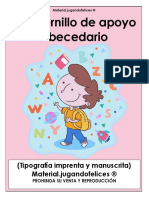 Matrial - Jugandofelices - Cuadernillo de Apoyo - Abecedario