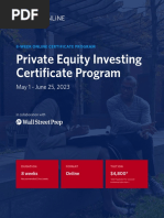 CFA Private Equity Certificate Overview | PDF | Private Equity | Equity ...