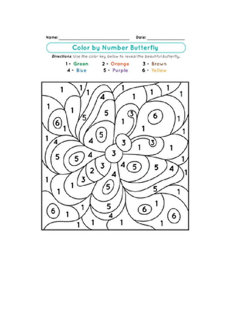 Butterfly Colors PDF