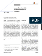 Applicability of Silicon Micro-Finned Heat Sinks For 500× Concentrating Photovoltaics Systems