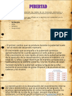 Pubertad: cambios hormonales y físicos