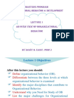 OB Lecture 1 PDF