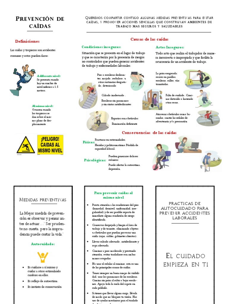 Prevención de Caídas al Mismo Nivel | PDF