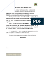 Informe 392 - Uso Fisico de Vacaciones Luis Garcia