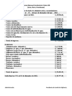 Balance Mensual Condominio 3 Diciembre 22 PDF