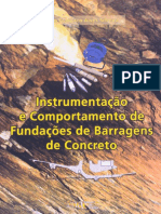 Instrumentação e Comportamento de Fundações de Barragens de Concreto resumido em