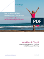 Worksheet Tag 8 - Glaubenssaetze Zum Thema Geld Finanzen Erfolg