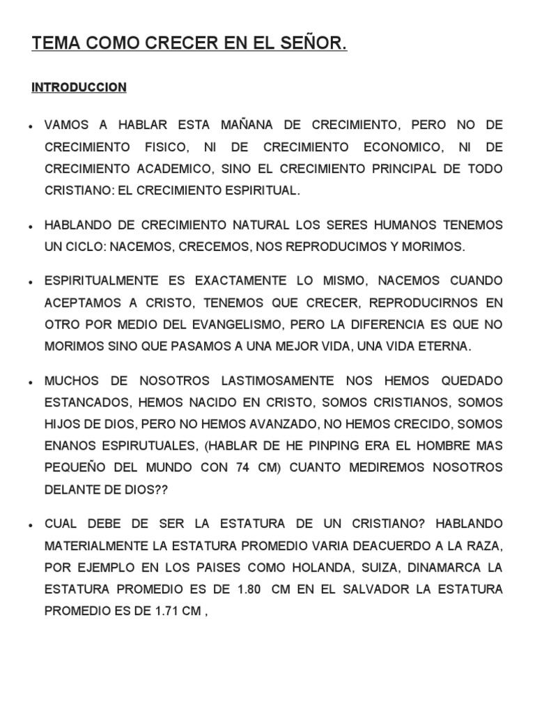 Como Crecer En El Señor Pdf Cristo Título