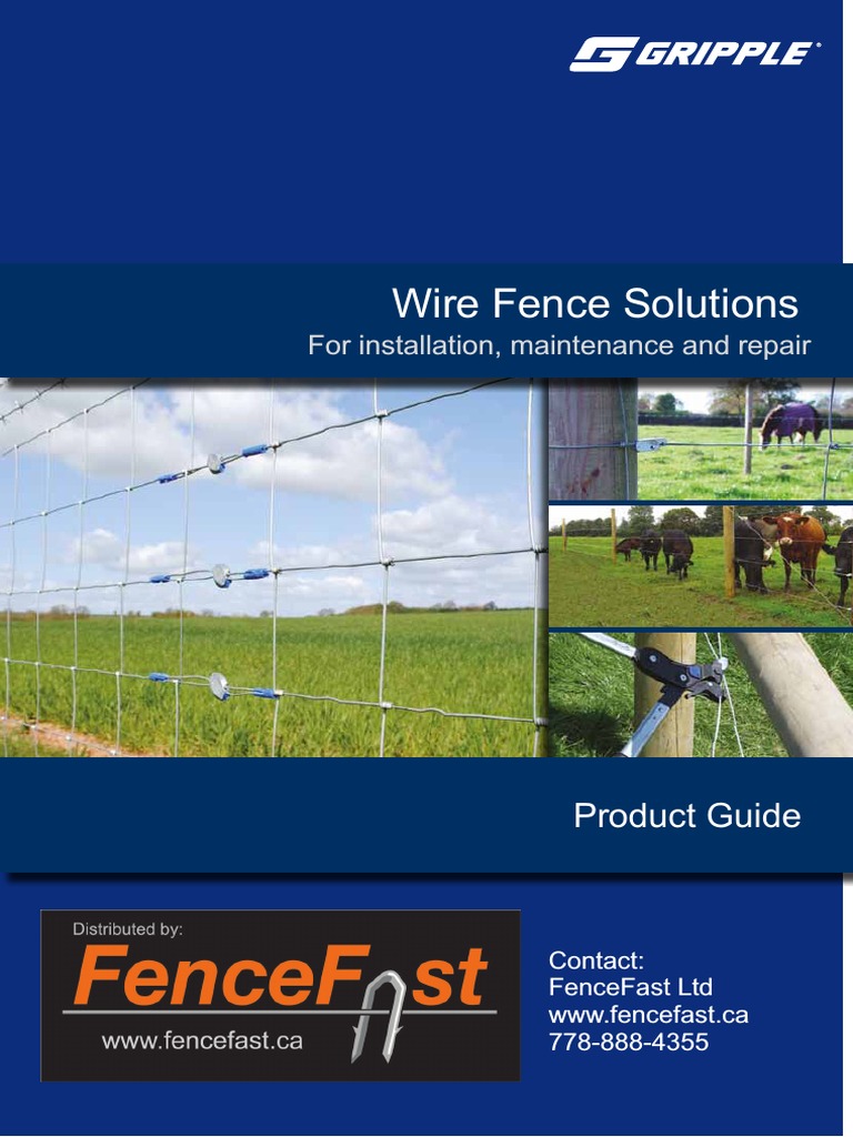 Gripple Fencing PDF Wire Insulator (Electricity)
