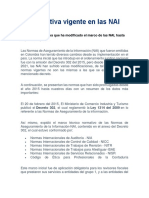 Normativa Vigente en Las NAI PDF