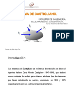 Teorema de Castigliano: Resumen y aplicaciones