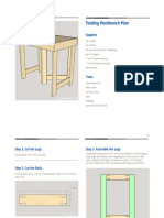 Diy Folding Workbench Plan v2 PDF