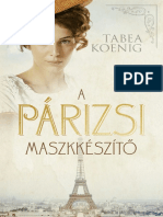 Tabea Koenig - A Párizsi Maszkkészítő