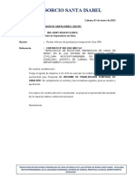 Carta 03 - Santa Isabel Paralizacion