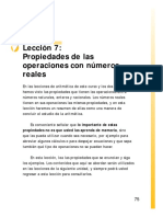 Propiedades de las operaciones con números reales