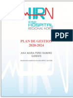 Plan de gestión ESE Hospital Regional Norte 2020-2024