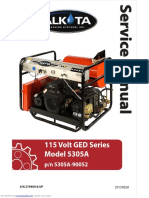 115 Volt GED Series Model 5305A: S/N 279409 & UP