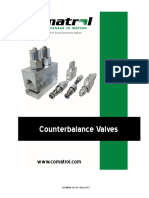 Technical specifications for cartridge valves
