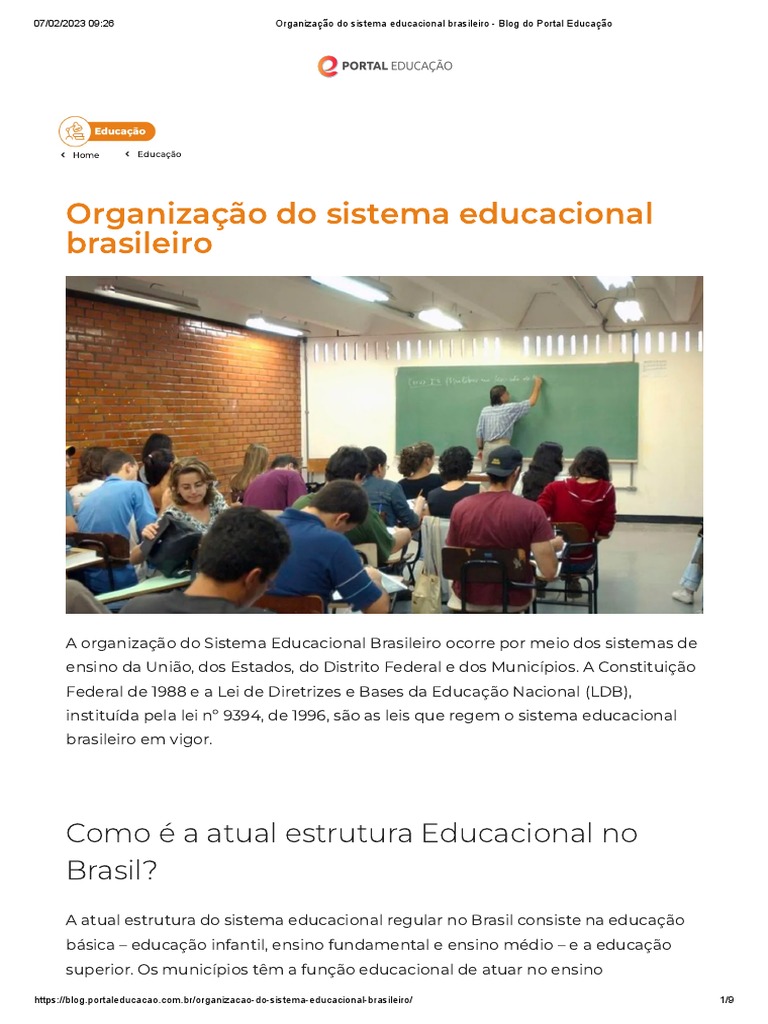 Mas O Que É O Sistema Educacional Brasileiro Imprimir – PSXND