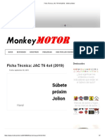 Ficha Técnica - JAC T6 4x4 (2019) - Monkey Motor PDF