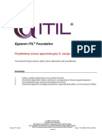 Egzamin ITIL Foundation PDF